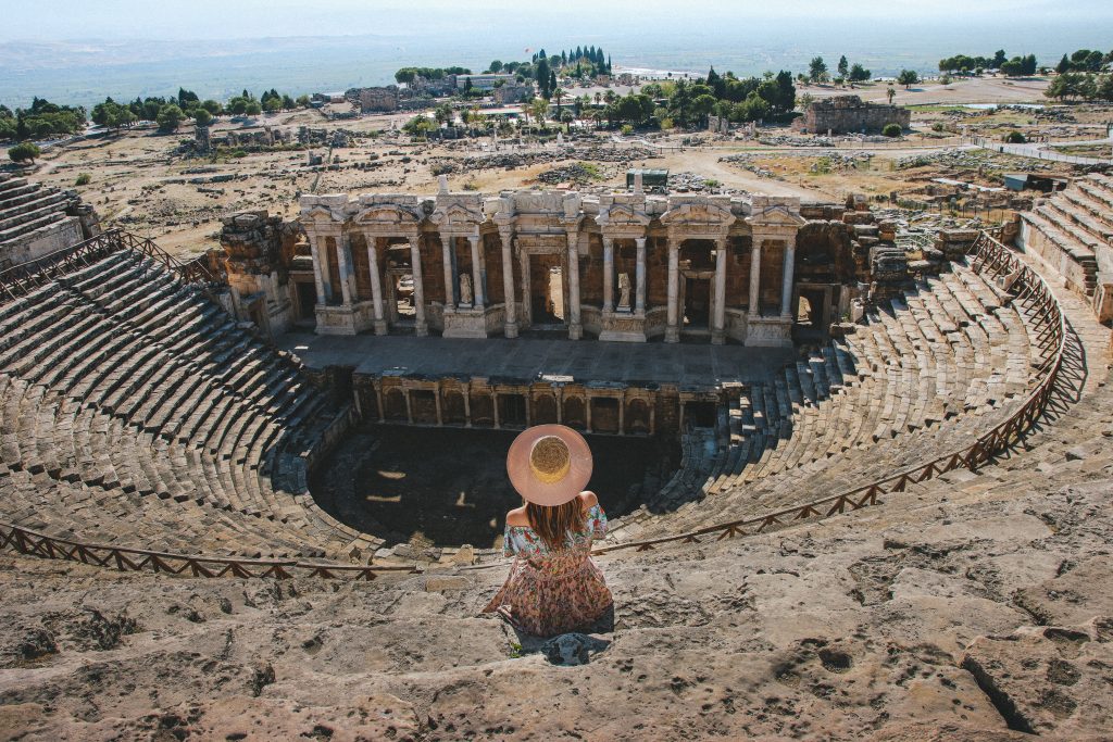 Pamukkale Hierapolis archeological site theatre