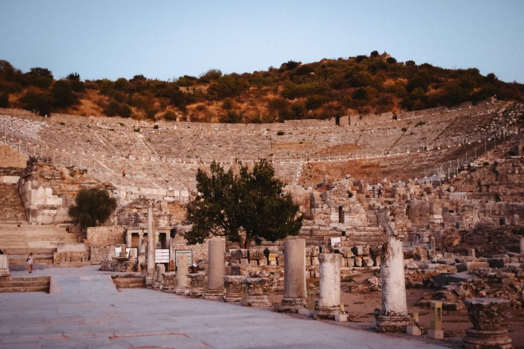 Ephesus theater golden hour
