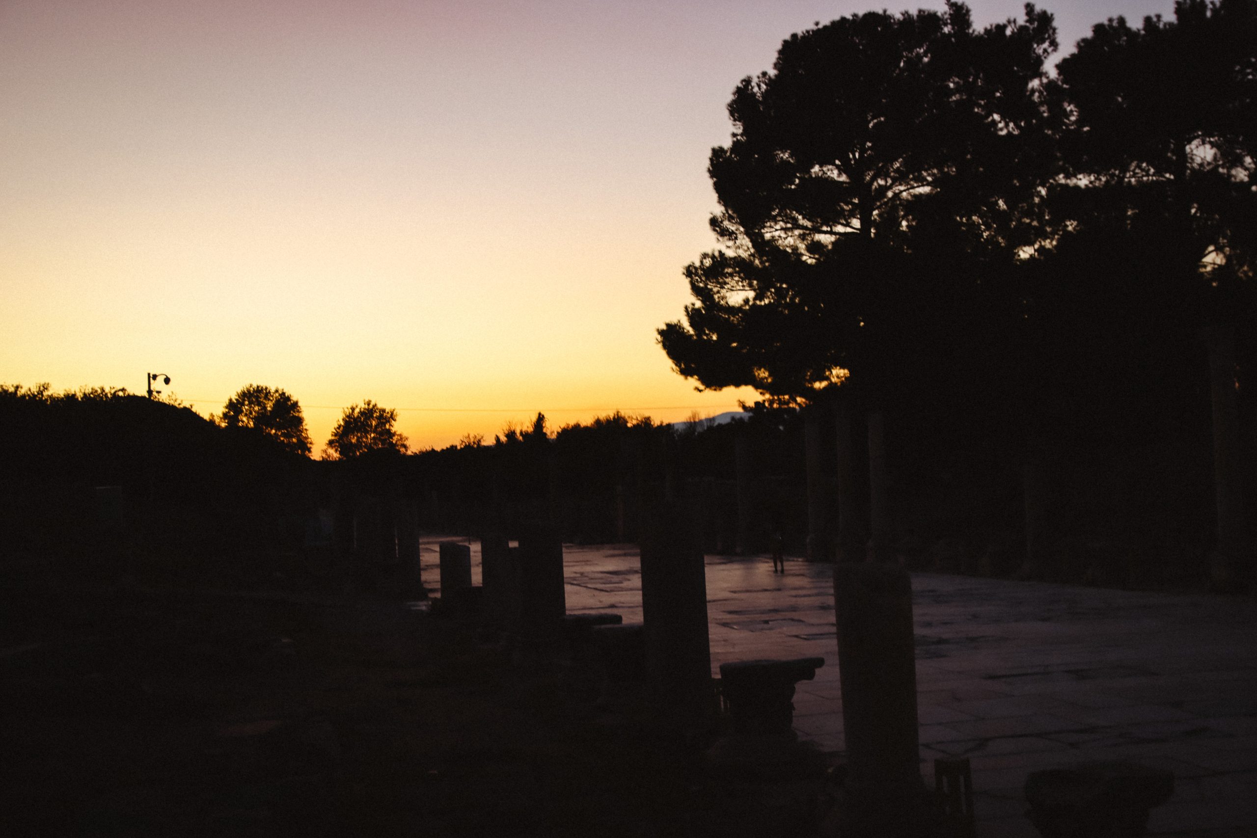 Ephesus sunset