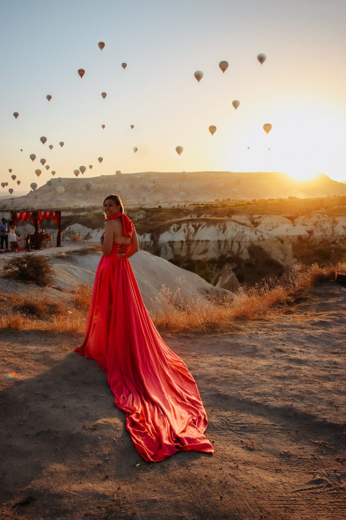Cappadocia sunrise balloons love valley